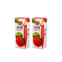 사과농축액 애플 쥬스 델몬트 사과 주스 190ml 32팩