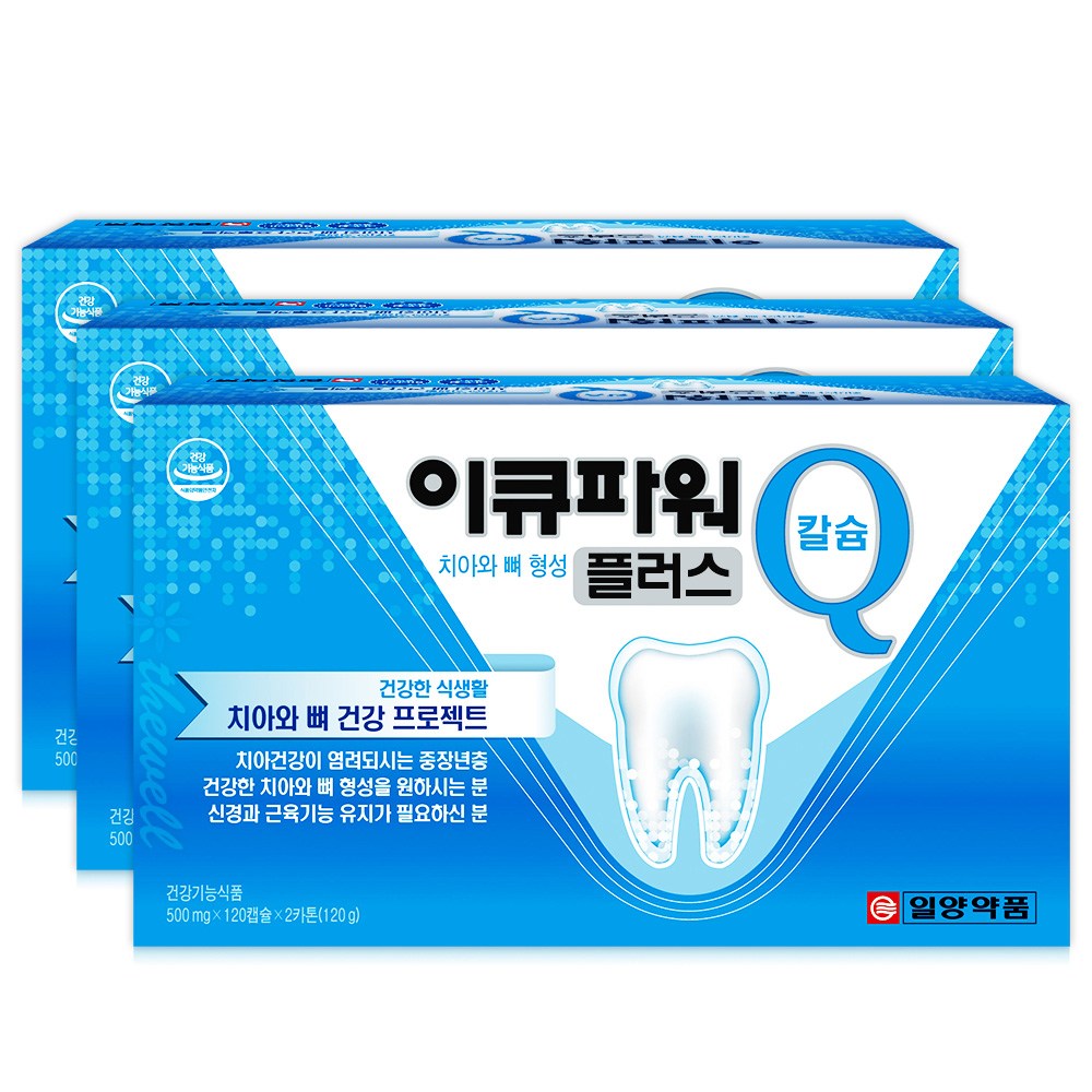 일양약품 이큐파워 플러스 Q  120정  6개