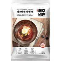 [4팩세트 8인분] 38년 전통 신천맛집 해주냉면 코스트코 마법양념 매운 비빔냉면 불냉면 육수 무절임  5세트