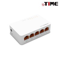 iptime 스위칭허브 H605+랜케이블  H605+랜케이블 CAT6-10M 2개