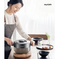 휴롬 프리미엄 멀티쿠커 슈퍼 스팀팟 스팀 찜기  멀티쿠커 본체 + 살균용기