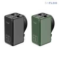 라플루 RPB-02 60000mAh 대용량 보조배터리  블랙