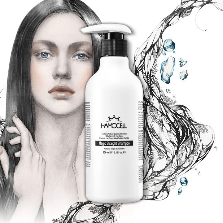 [헤머셀] 여성 스트레이트 샴푸 300ml - 곱슬머리에센스 곱슬전용샴푸 반곱슬샴푸