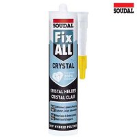 픽스올 수달 Crystal 크리스탈 강력접착 실리콘 투명 290ml  12개