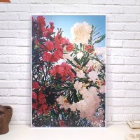 봄날프로젝트 장우철 꽃 Flowers-Sicilia 2015 인테리어 그림 액자 포스터  포스터+화이트 메탈액자