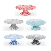 크로우캐년 케이크 스탠드 5종 택1 / Crow Canyon Splatter Cake Platter  TURQUOISE