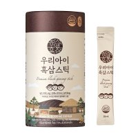 장석열흑삼 우리아이 흑삼스틱 10g 30포 세아이 아빠가 유기농 당으로 직접 만든 어린이 홍삼 조카 선물