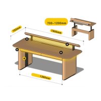 모션테이블 리프트책상 스탠딩모션데스크 전동책상  조립식  오리지널-1900mm