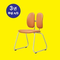 듀오백 의자 DK-043 리뉴얼 D043W 학생의자 학원의자 공부의자  카라멜브라운