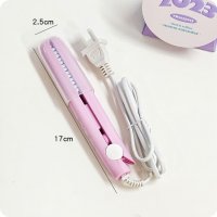 나이아가라고데기 뿌리볼륨 다이렉트 미니 물결 열판 미용실  핑크
