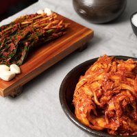 맛있게매운 삼대본가 김치세트 배추김치 1.5kg + 파김치 500g  2단계(무섭게 매운맛)