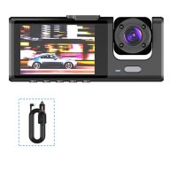 자동차블랙박스 차량용블랙박스 블랙박스 카메라 대시 캠 전면 및 내부 차량 블랙 박스  DVR 충전  128g