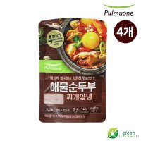 풀무원 해물순두부찌개양념 140g  4개