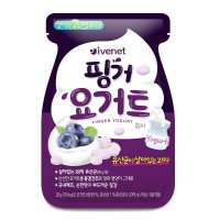 아이배냇 처음먹는 순한 짜장 카레 아기반찬 소스  11.핑거요거트-블루베리