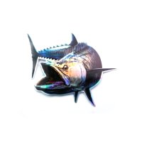 푸른바다피싱 홀로그램 낚시 스티커 대형 오징어 참돔 스티커 방수스티커  심해어