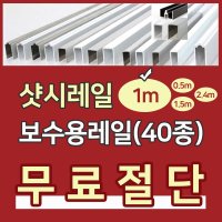 샷시레일(1M) 샤시레일 깨진샷시레일보수 고장난샤시레일수리 샷시로라 롤러샤시로라 샷시롤러 샤시레일 교체 셀프보수 창문  E스테인레스직각형  1개