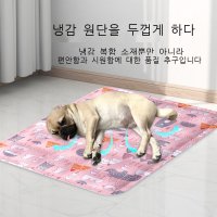 애완 동물 아이스 매트 여름 개 쿨 매트 고양이 쿨 매트 애완 동물 쿨 매트 젤 쿨 매트 애완 동물 용품 더소이쿨매트 패스룸쿨매트 대리석아빠  40*50cm  사파이어 얼음 곰