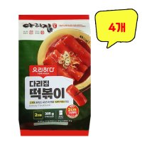 [아이스박스포장] 롯데 요리하다 다리집 떡볶이 385g  4개