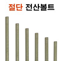 절단 전산볼트 단축 중길이볼트 미리 단전산볼트  절단전산볼트 M10x150mm (6개)