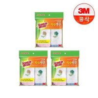 3M 순면 자수행주 2매입 3개세트