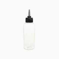 150ml 공병/DT150 뾰족캡  투명용기/검정캡