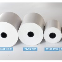 게임나라 신용카드 단말기용지 감열지 3인치 2인치  2인치용지(1봉-5롤)