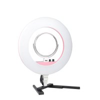 락미 촬영조명 CN-R480C 개인방송 유튜브 LED 링조명 세트  CN-R480C 블랙+탁상용 H자 삼각대