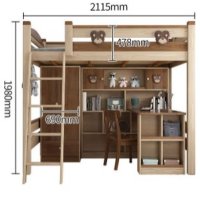 북유럽 어린이 키즈 주니어 어른 일룸 계단 2층 침대  1.2  사다리 코너 책상 책장 옷장