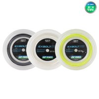 요넥스 엑스볼트 63 배드민턴 스트링  블랙  길이 200m x 두께 0.63mm