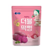 베베쿡 처음먹는 더블 떡뻥 백미와 단호박 고구마 시금치  1개  백미와고구마  30g