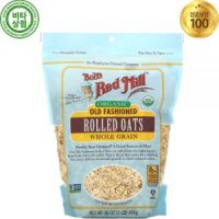 밥스레드밀 오가닉 올드 롤드 오트밀 통 곡물 454g Rolled Oats