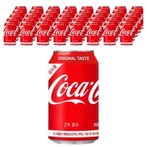 코카콜라 업소용 355ml (24캔) 바코드없음 x 2박스