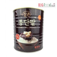 참존 통단팥 3kg 원터치캔 빙수팥 1개