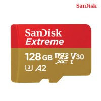 샌디스크 SanDisk 익스트림 마이크로SD카드 128GB Class10 190Mb QXAA ST1 e