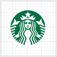 꾸뤼네스타일 스타벅스 스티커 텀블러 머그컵 캠핑 스벅 싸이렌 starbucks 8x8