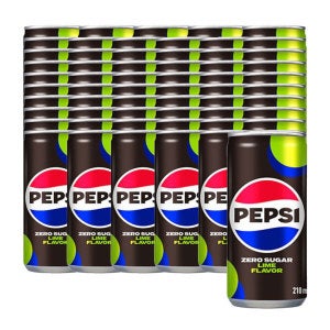 롯데칠성 펩시제로 라임 210ml 60캔 (30캔 2박스)