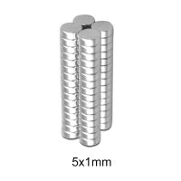 초강력 네오디움자석 다이소 자석 미니 소형 원형 5mmx1mm ndfeb 전자 자기 200개