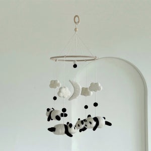 판다 흑백 모빌, 뽀시락주머니