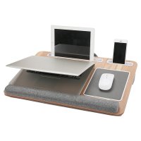 대나무 휴대용 노트북 스탠드 마우스 패드  태블릿 펜  전화 홀더  낮잠 베개  2 사이즈 책상 테이블