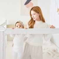 [꿈비] 끼임방지 아기 침대 패밀리 안전 가드 110x80cm  단품