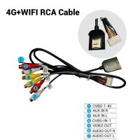 차량 와이파이 공유기 라우터 태블릿 생성기 TIEBRO 마이크 USB GPS 후면보기 카메라 RCA 출력 AUX SIM 카드 슬롯 라디오 변환기 자동차 네비게이션 용 16 핀 4G