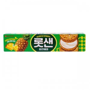 롯데샌드 롯샌 달콤한 파인애플맛 105g