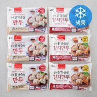 굽네 닭가슴살만두 180g x 3p 김치만두 세트 냉동 1세트