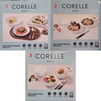 CORELLE 코렐 저스트화이트 세트 다용도볼 라면기 면기 3P 미국