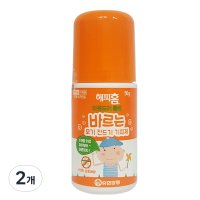 해피홈 아웃도어 롤온 바르는 모기 진드기 기피제  50g  2개