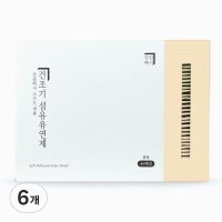 살림백서 소프트 퍼퓸 건조기 드라이 시트 섬유유연제 블랑  6개  40매