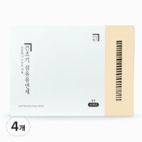 살림백서 소프트 퍼퓸 건조기 드라이 시트 섬유유연제 블랑  4개  40매