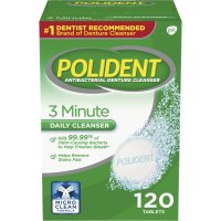 폴리덴트 폴리텐트 3분 항균 틀니 세정제 120정 1Box 120정