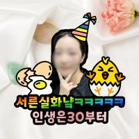 서른살 생일 자유문구 사진 케이크토퍼 26 30글자 특대 사진없음 자석추가