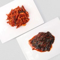 그곳에가면 상하식품 HACCP 무말랭이 무침 1kg 양념 깻잎 1kg